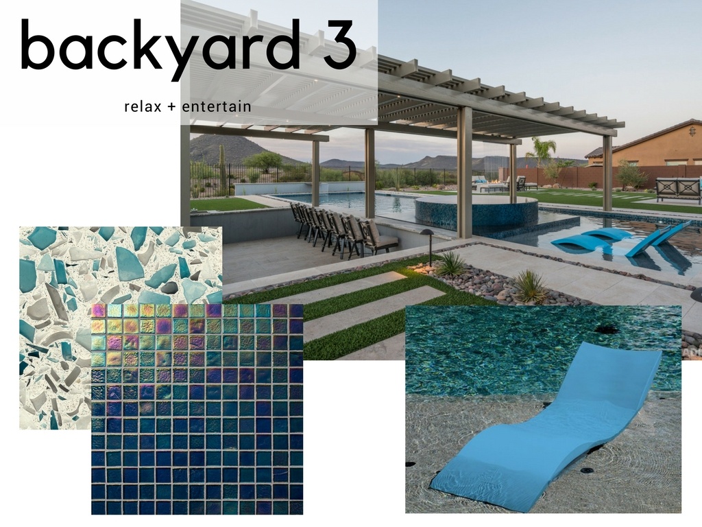 Blue Pool Design Idea